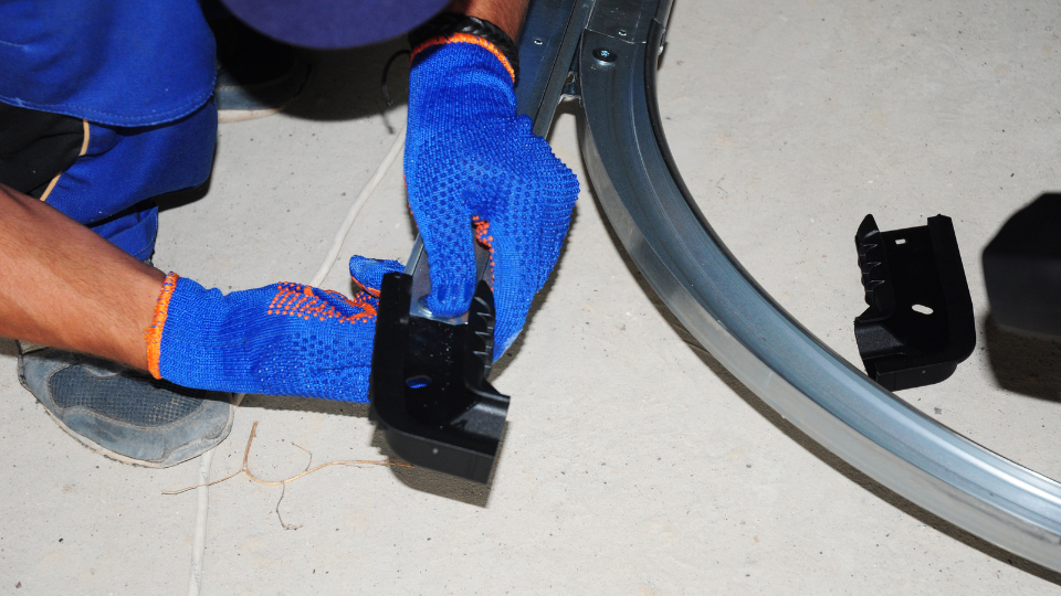 Broken garage door springs. Garage door repair. Garage door springs replacement.