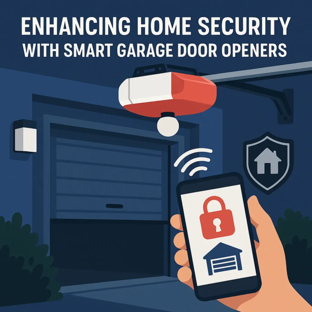 enhancing home security with smart garage door openers